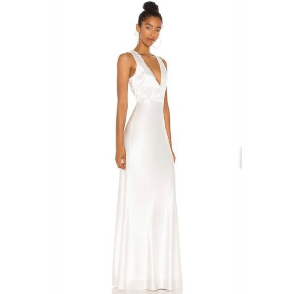 CAMI NYC Eliza Gown in White Size M - Picture 2 of 14